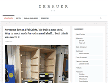 Tablet Screenshot of debauer.net